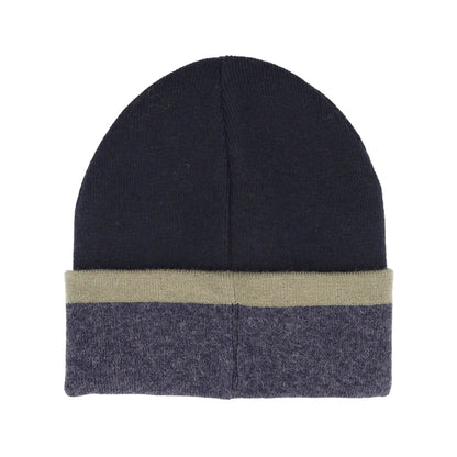 Maximo KIDS-Beanie, Umschlag Streifen, doppelt