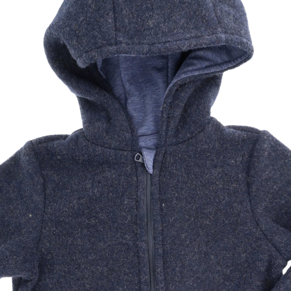 Maximo Jacke Wollfleece Navymeliert GOTS