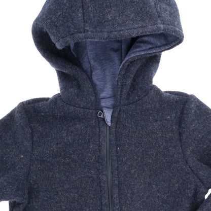 Maximo Jacke Wollfleece Navymeliert GOTS