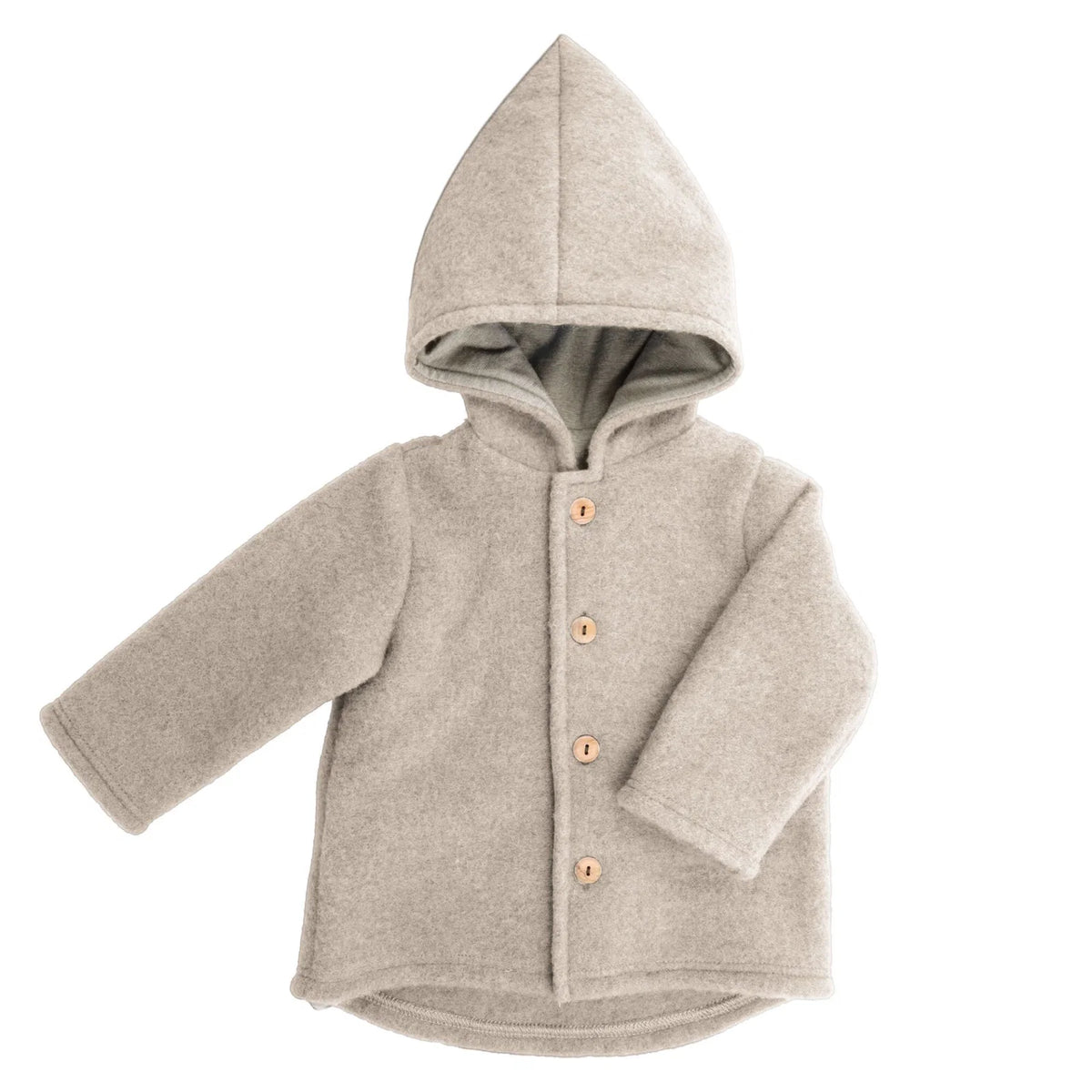 Maximo Jacke Wollfleece Beigemeliert GOTS