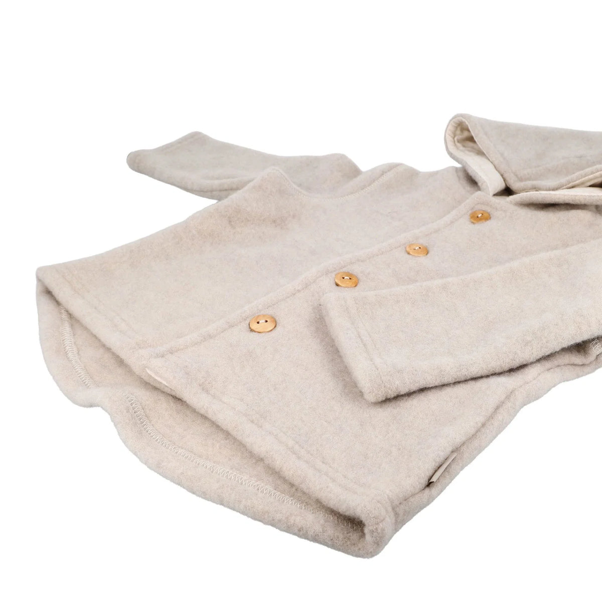 Maximo Jacke Wollfleece Beigemeliert GOTS