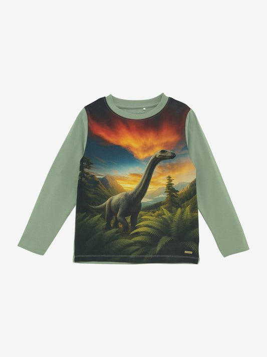 Minymo Langarmshirt mit Dinoprint GOTS