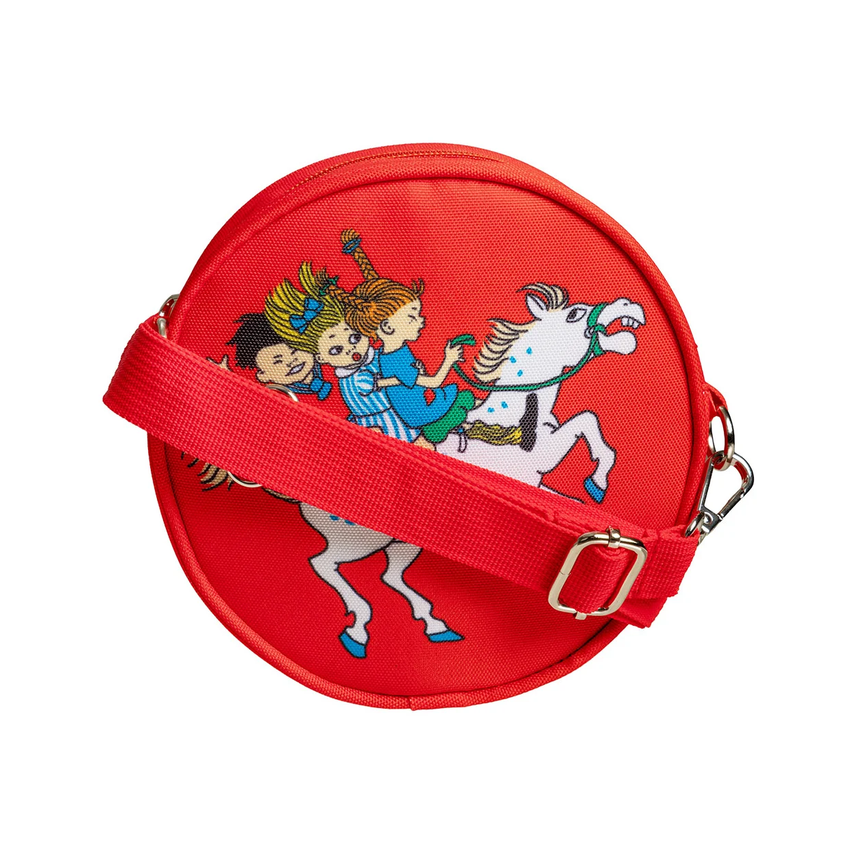 Martinex Pippi Langstrumpf Schultertasche Rot 'Hupsu Bag Hackney Red'