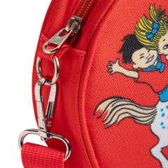 Martinex Pippi Langstrumpf Schultertasche Rot 'Hupsu Bag Hackney Red'