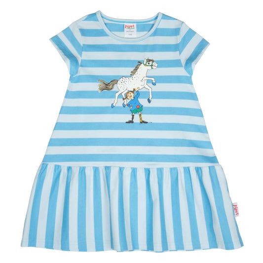 Martinex Sommerkleid Pippi Langstrumpf 'Super Strong Blue'
