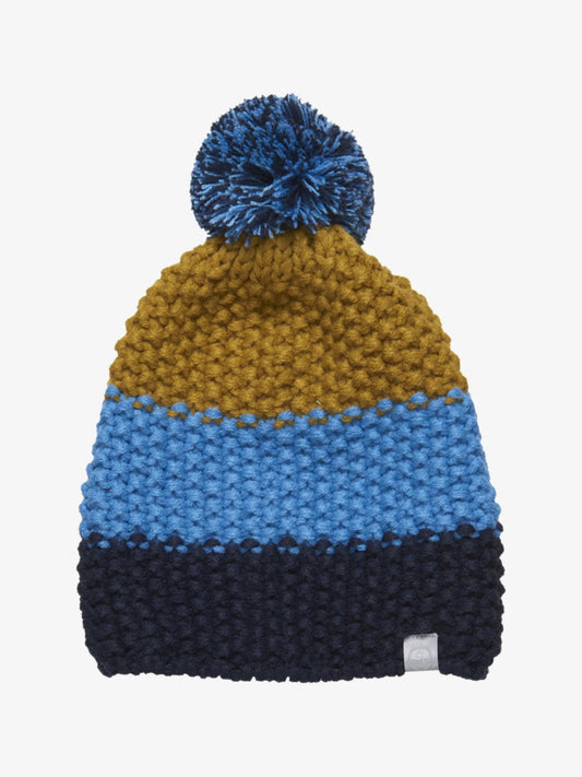 Color Kids Knallige Mütze mit Bommel Colorblock