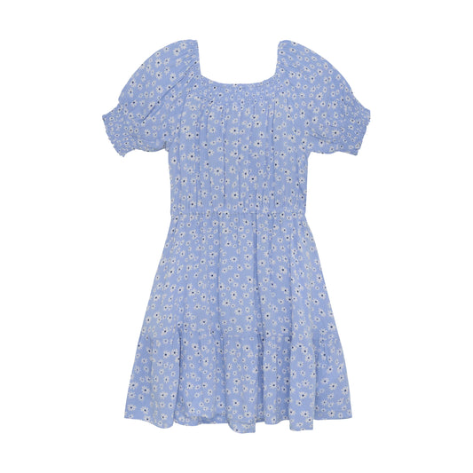 Creamie Kleid Kurzarm mit Blümchen