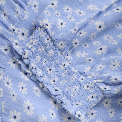 Creamie Kleid Kurzarm mit Blümchen