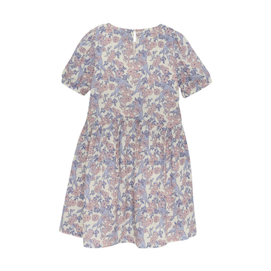 Creamie Kleid Kurzarm mit floralem Muster