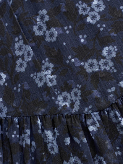 Creamie Kleid Langarm mit floralem Muster