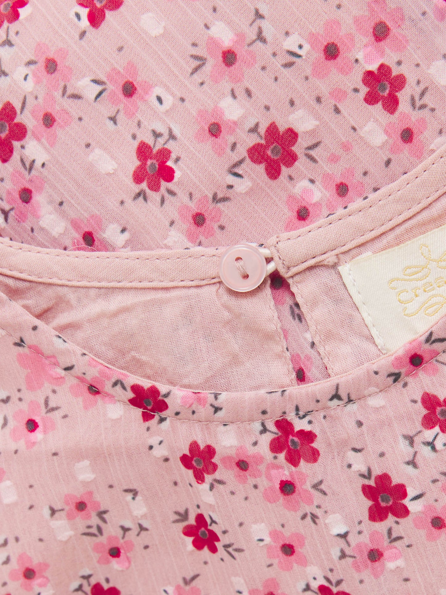 Creamie Leichtes Kurzarmkleid