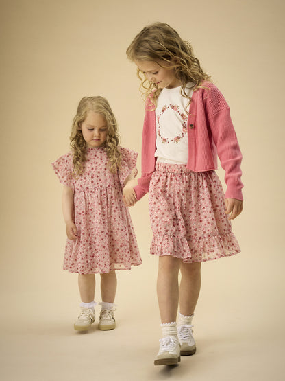 Creamie Leichtes Kurzarmkleid