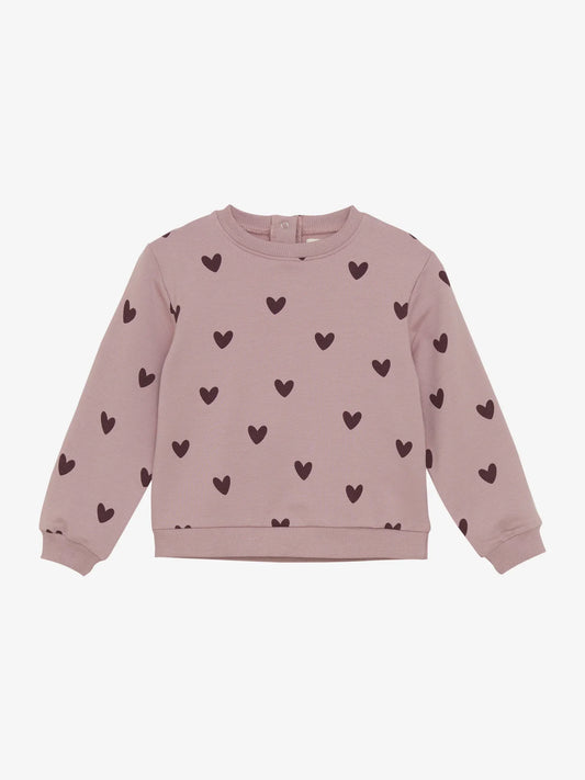 Creamie Sweatshirt mit Herzchen GOTS