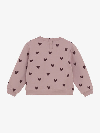 Creamie Sweatshirt mit Herzchen GOTS
