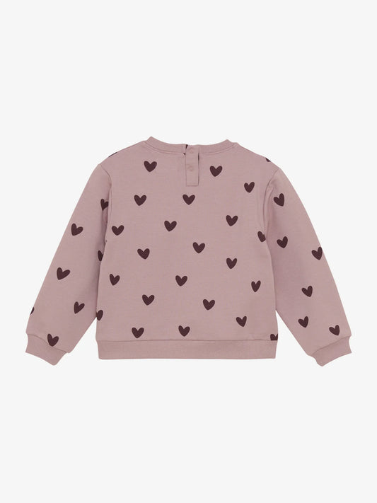Creamie Sweatshirt mit Herzchen GOTS