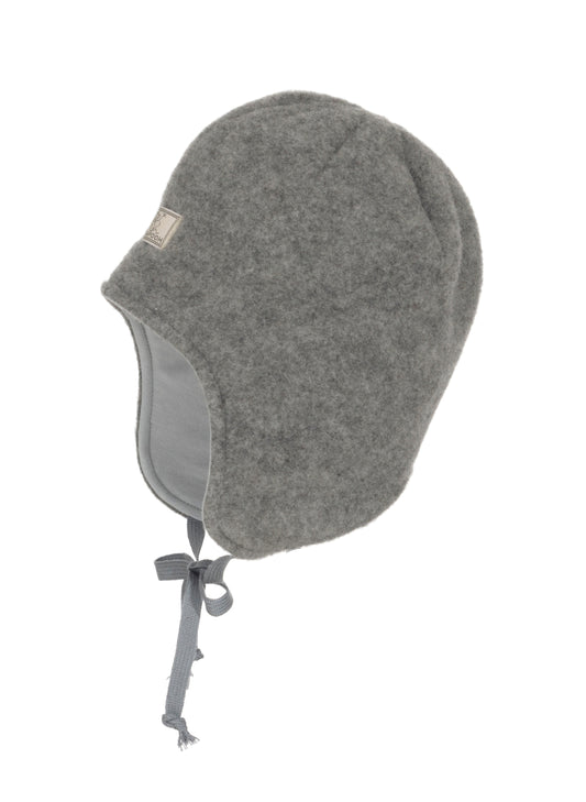 Pickapooh Mütze Jack aus Wollfleece in grey
