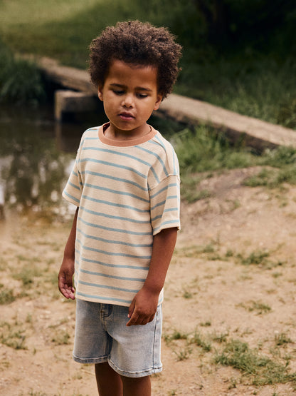 Daily7Kids Gestreiftes T-Shirt GOTS