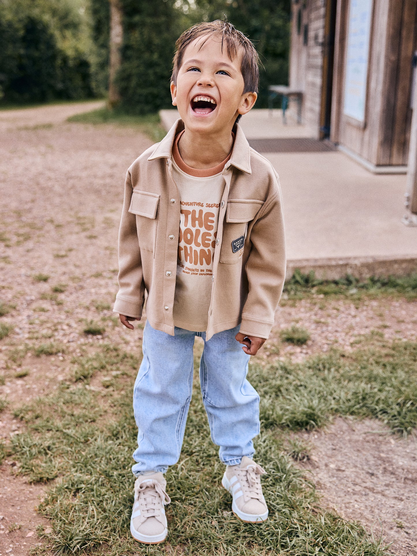 Daily7Kids T-Shirt mit Brustprint GOTS