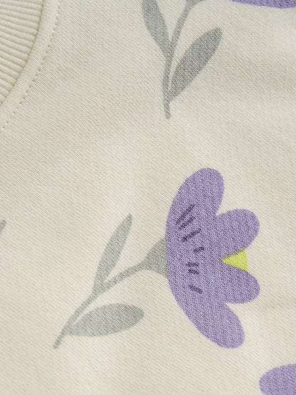 Daily7Kids Sweatshirt mit Blumenprint GOTS