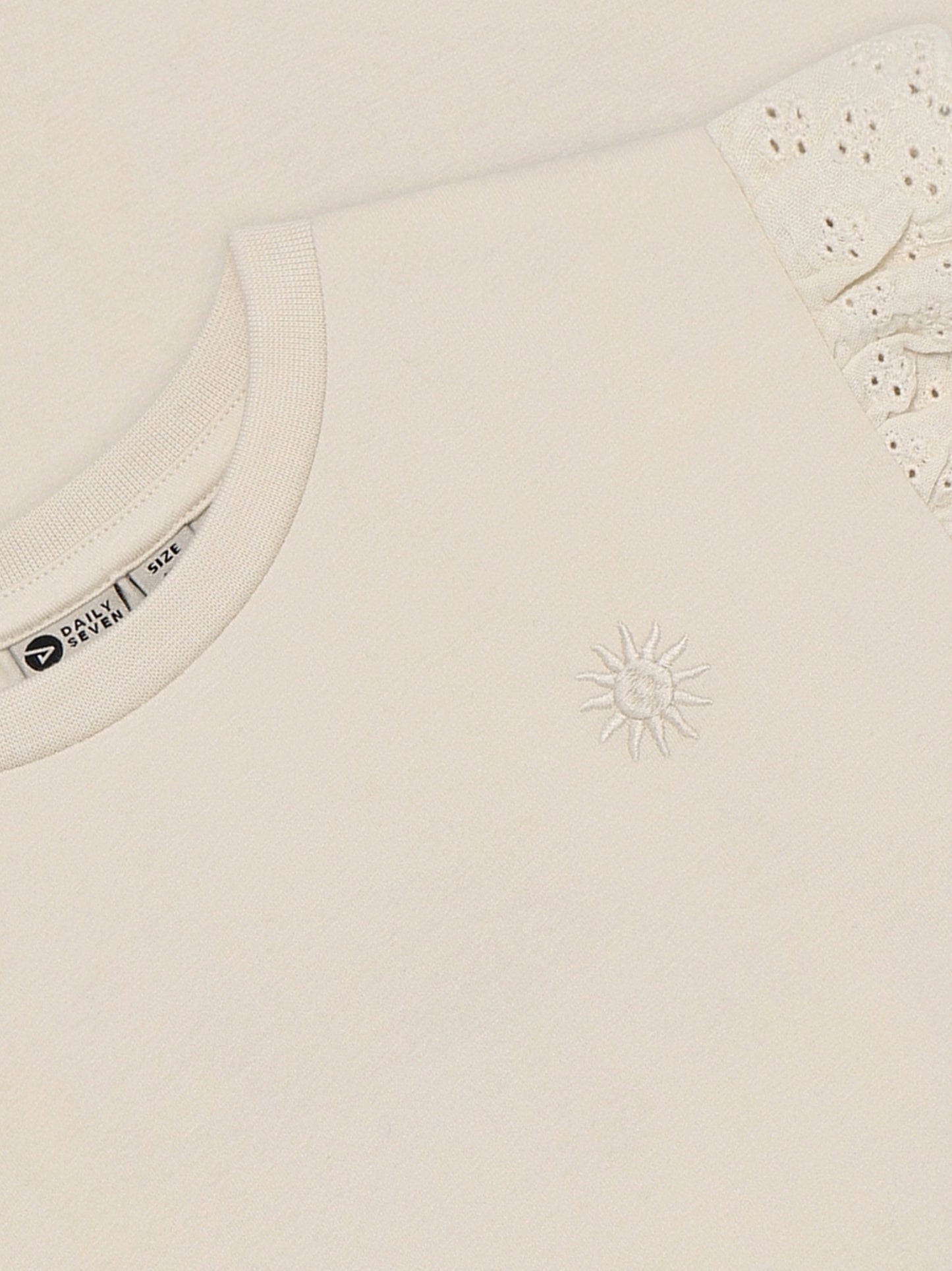 Daily7Kids T-Shirt mit Stickerei-Detail GOTS
