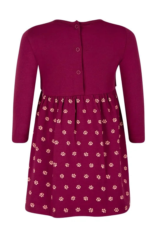 Happy Girls Kleid Langarm mit Katzenapplikation