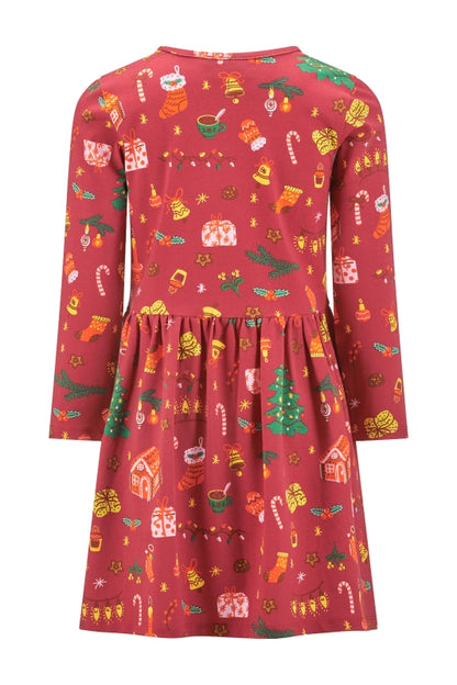 Happy Girls Kleid Langarm Weihnachten