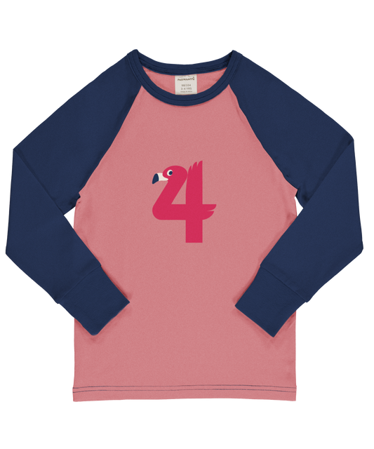 Maxomorra Langarmshirt Raglanärmel 4 Jahre GOTS