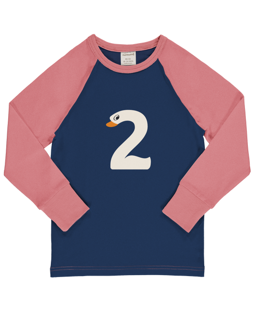 Maxomorra Langarmshirt Raglanärmel 2 Jahre GOTS