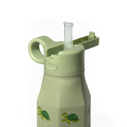 Mabebi Trinkflasche aus Silikon mit Schildkröten 350ml