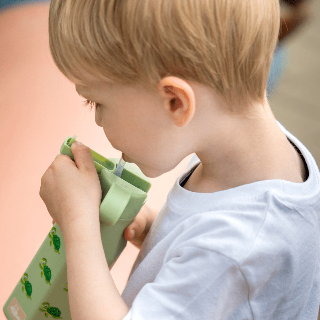 Mabebi Trinkflasche aus Silikon mit Schildkröten 350ml