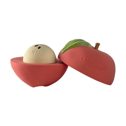 Oli & Carol Stapelspielzeug und Rasselball - Apple Stackable Toy & Rattle Ball