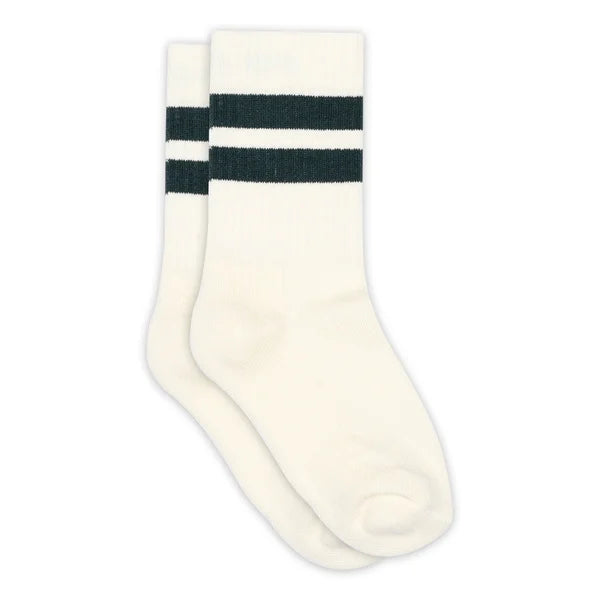 MPkids Tennissocken Andy mit grünen Streifen