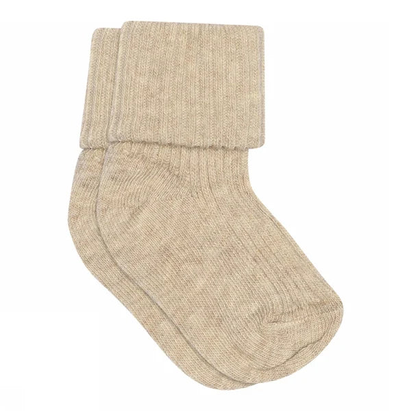 MPkids Rippsöcken Beige melange