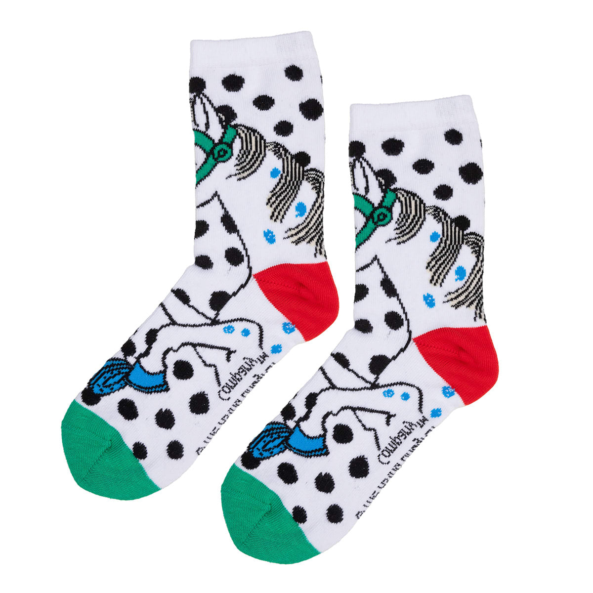 Martinex Pippi Langstrumpf Socken 2 Paar Gelb/Weiß