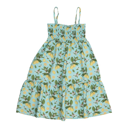 Walkiddy Trägerkleid Citrus Bloom-Strap Dress GOTS