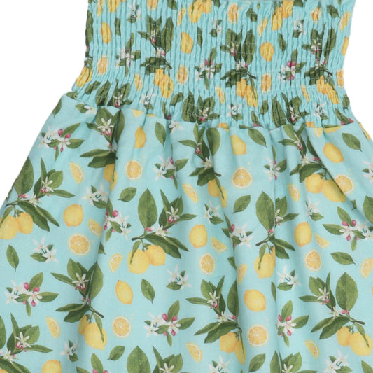 Walkiddy Trägerkleid Citrus Bloom-Strap Dress GOTS