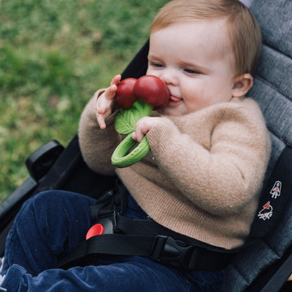 Oli & Carol Rassel und Beißspielzeug - Cherry Rattle Toy