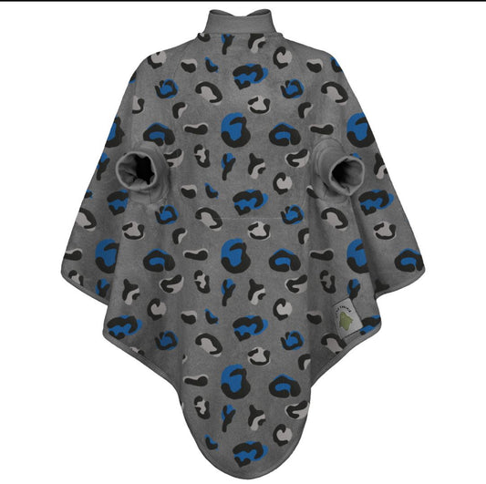 Little Casimir Lätzchen 'Boo' Cobalt Cat Waterproof