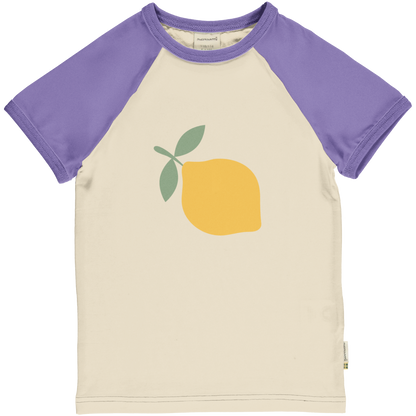 Maxomorra T-Shirt Raglan LEMON GOTS
