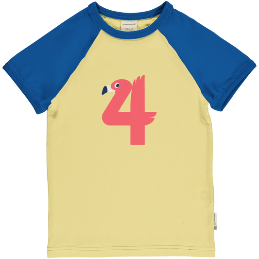 Maxomorra T-Shirt Raglan 4 Jahre GOTS