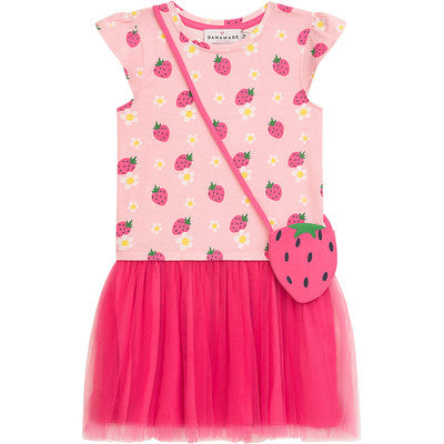 Danamade Kleid Kurzarm DMINA mit Tüllrock und Tasche