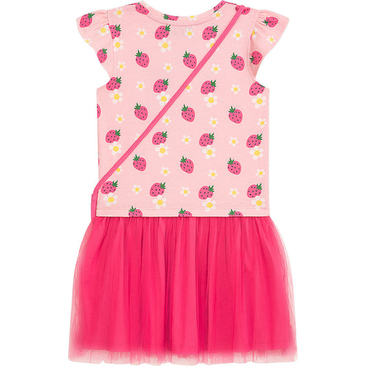 Danamade Kleid Kurzarm DMINA mit Tüllrock und Tasche