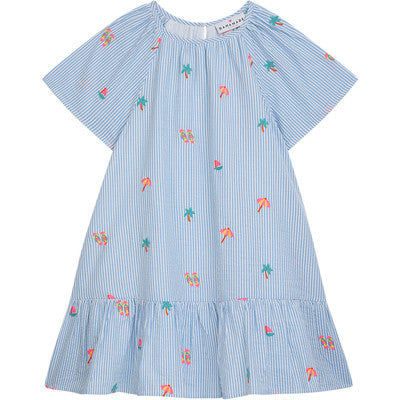 Danamde Kleid Kurzam DJANE mit Stickerei