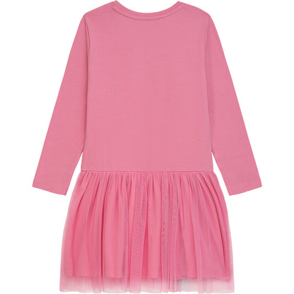Danamade Kleid Langarm mit Einhorn und Tüllrock