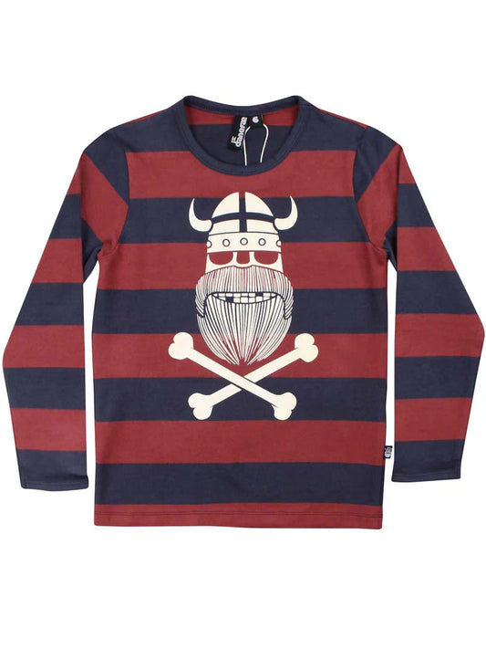 Danefae Langarmshirt Danesophus gestreift Ghost of Erik (Glow in the dark)