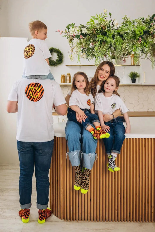 My Day My Dream T-Shirt Smiley Tiger für Erwachsene