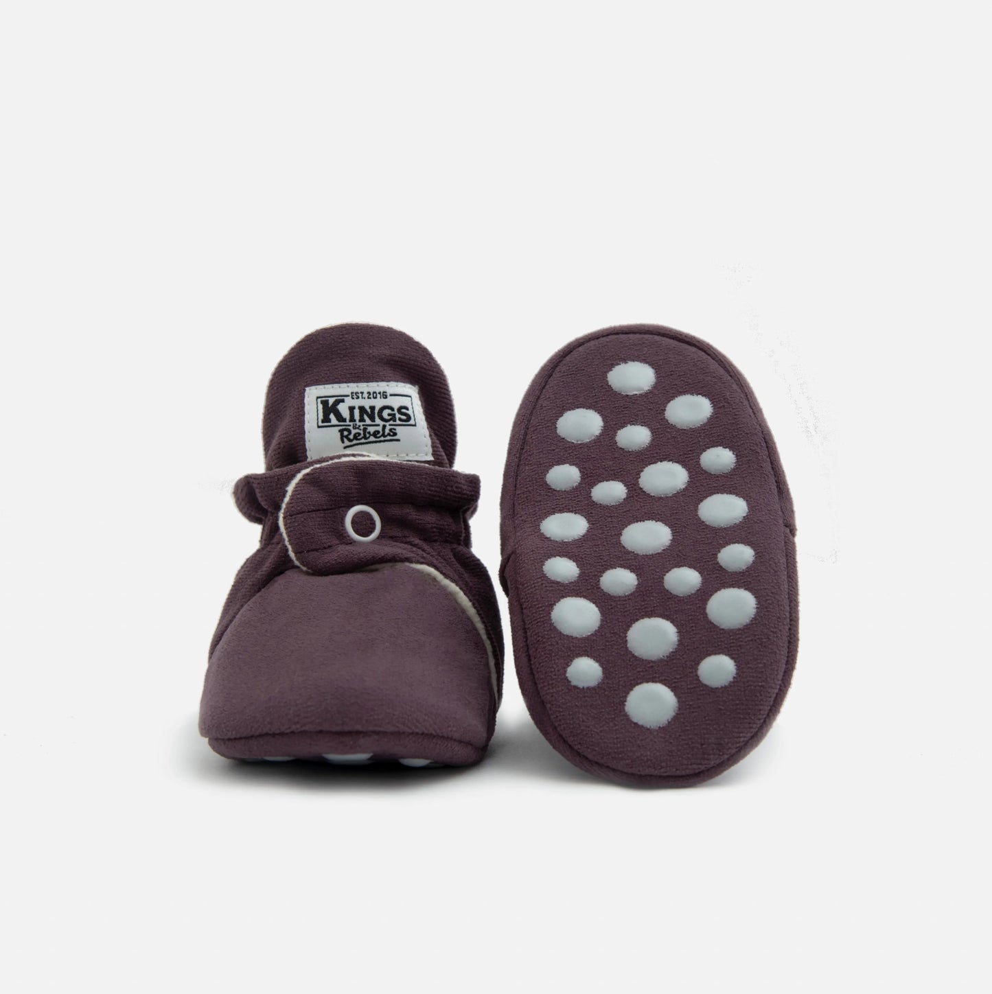 Kings & Rebels Booties Gamuza Gripper - Plum