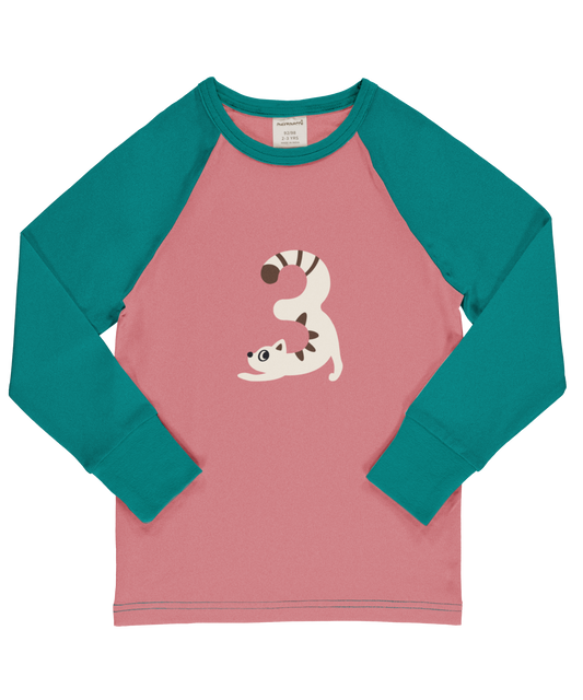 Maxomorra Langarmshirt Raglanärmel 3 Jahre GOTS