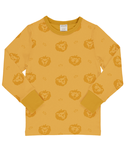 Maxomorra Langarmshirt Lion GOTS