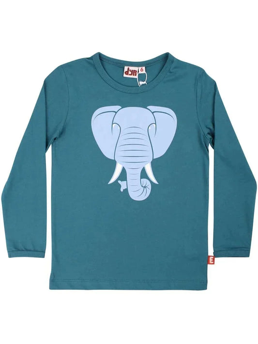 DYR Langarmshirt mit Elefantenprint